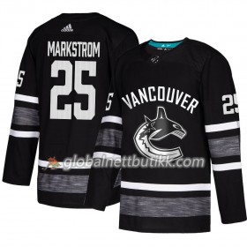 Vancouver Canucks Hockeydrakt Jacob Markstrom 25 Svart 2019 NHL All-Star Adidas Authentic - Herre